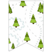 Bannière À Fanions Motif de Noël (Troisième drapeau)