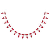 Bannière À Fanions Motif de sang Éffrayant blanc d'Halloween (Tout)