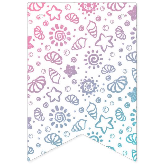 Bannière À Fanions Motif d'été (Deuxième drapeau)