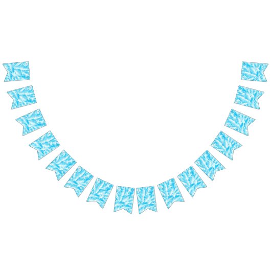 Bannière À Fanions motif feuille (Tout)