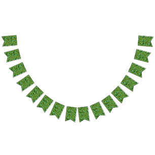 Bannière À Fanions motif feuille