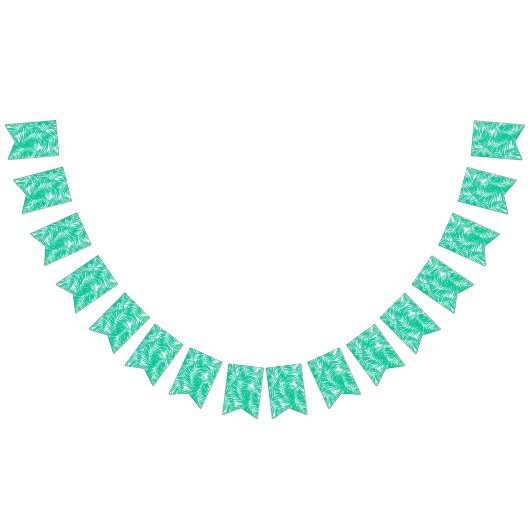 Bannière À Fanions motif feuille (Tout)