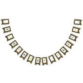 Bannière À Fanions Motif géométrique lumineux, fête d'anniversaire mo (Tout)