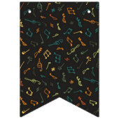 Bannière À Fanions Motif musical (Troisième drapeau)
