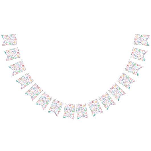 Bannière À Fanions Motif musical (Tout)