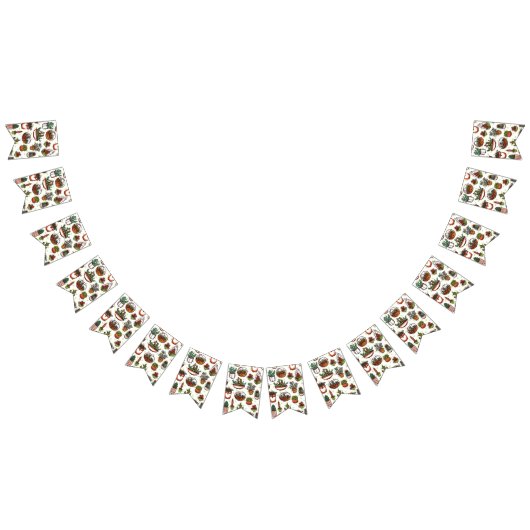 Bannière À Fanions motif plante (Tout)