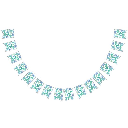 Bannière À Fanions motif plante (Tout)