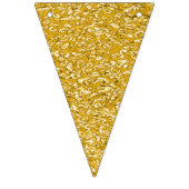 Bannière À Fanions Motif PURE GOLD Splatter + votre texte / photo (Deuxième drapeau)