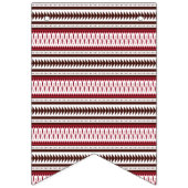 Bannière À Fanions motif rayé rouge et blanc (Deuxième drapeau)