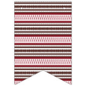 Bannière À Fanions motif rayé rouge et blanc (Premier drapeau)