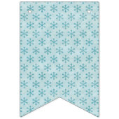 Bannière À Fanions Motif Snowflake (Deuxième drapeau)