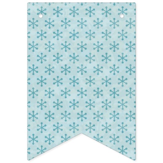 Bannière À Fanions Motif Snowflake (Troisième drapeau)