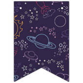 Bannière À Fanions Motif spatial (Premier drapeau)