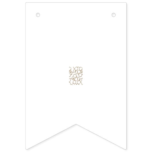 Bannière À Fanions Motif Starburst | Conception neutre dessinée à la (Deuxième drapeau)