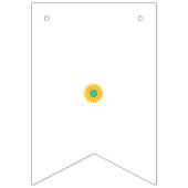 Bannière À Fanions Motif tournesol | Conception florale en été (Premier drapeau)