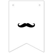 Bannière À Fanions Moustache (Deuxième drapeau)
