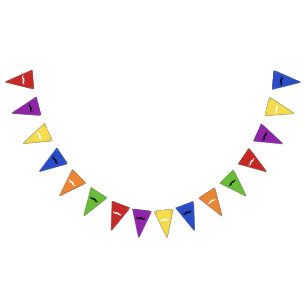 Bannière À Fanions Moustache