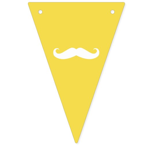Bannière À Fanions Moustache (Troisième drapeau)