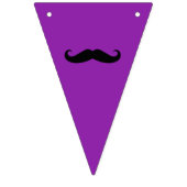 Bannière À Fanions Moustache (Deuxième drapeau)