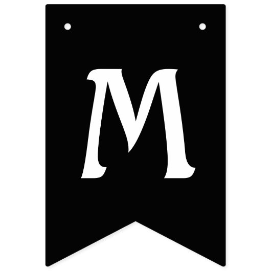 Bannière À Fanions Moustache vous A Q (Premier drapeau)