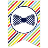 Bannière À Fanions Mr ONEderful Happy Birthday Banner | Bunting (Premier drapeau)