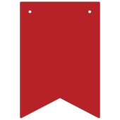 Bannière À Fanions Multicolore rétro 4 juillet unique (Deuxième drapeau)