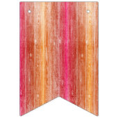 Bannière À Fanions mur en bois coloré (Premier drapeau)