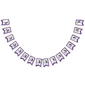 Bannière À Fanions Musicien Alien, Anniversaire (Tout)