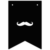 Bannière À Fanions Mustache Bash (Premier drapeau)
