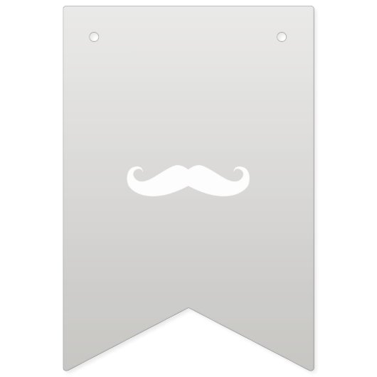 Bannière À Fanions Mustache Bash (Premier drapeau)