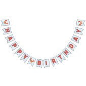 Bannière À Fanions Nautical Lobster Happy Birthday (Tout)