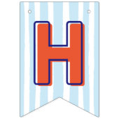 Bannière À Fanions Nautical Lobster Happy Birthday (Deuxième drapeau)