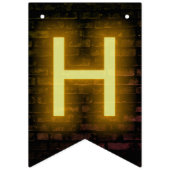 Bannière À Fanions néon Connexion Brick pour 90e anniversaire (Deuxième drapeau)