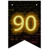 Bannière À Fanions néon Connexion Brick pour 90e anniversaire (Premier drapeau)