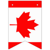 Bannière À Fanions Noce internationale américaine et canadienne (Deuxième drapeau)