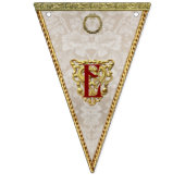 Bannière À Fanions Noël d'opulence de Dresde (Deuxième drapeau)