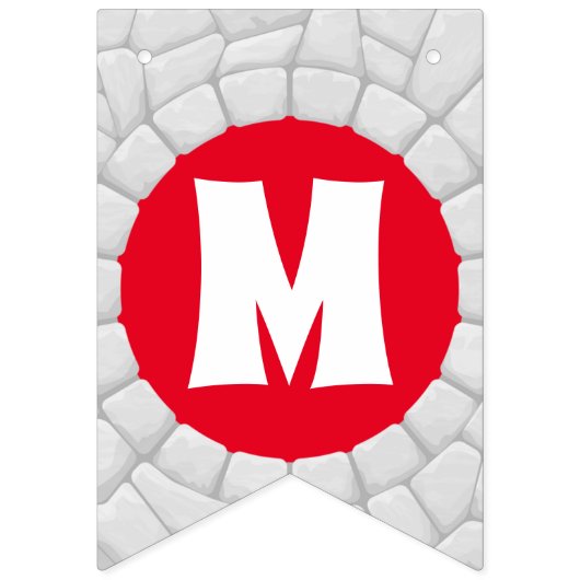 Bannière À Fanions Noël du Père Noël en 3D (Deuxième drapeau)