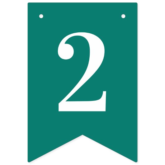 Bannière À Fanions Noël fait sur commande des TEXTES de (Deuxième drapeau)