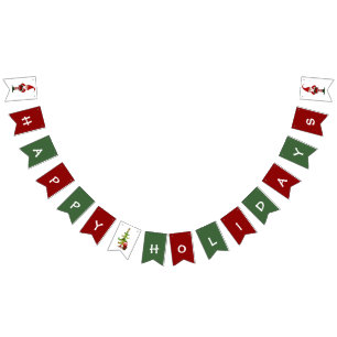 Bannière À Fanions Noël Folk Whimsey