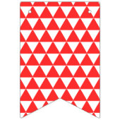 Bannière À Fanions Noël scandinave Cheval Rocse Custom (Deuxième drapeau)