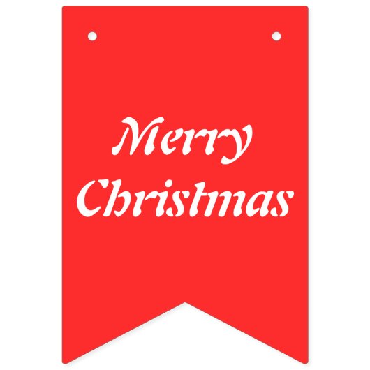 Bannière À Fanions Noël scandinave Cheval Rocse Custom (Troisième drapeau)