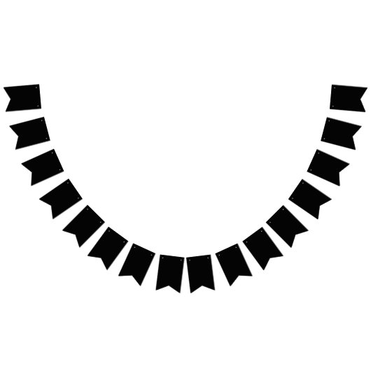 Bannière À Fanions Noir (Tout)