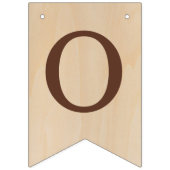 Bannière À Fanions Nom de Dieu béni Bois Brown Baptême Première commu (Deuxième drapeau)