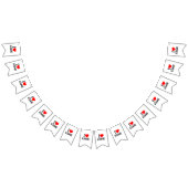 Bannière À Fanions Nom du coeur (Tout)