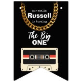 Bannière À Fanions Notorious One 1st Birthday (Premier drapeau)