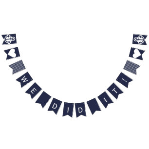 Bannière À Fanions Nous l'avons fait étamine nautique d'Ancre de