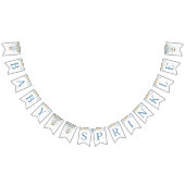 Bannière À Fanions Nous Pouvons Attendre Rapidement Jumeau Bébé Bébé  (Tout)