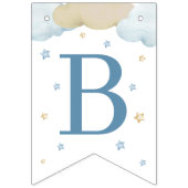 Bannière À Fanions Nous Pouvons Attendre Rapidement Jumeau Bébé Bébé  (Deuxième drapeau)