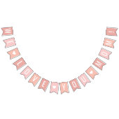 Bannière À Fanions Nous t'aimons Maman Fête des mères roses (Tout)