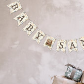 Bannière À Fanions Nouveau Chapitre - Pile de livres fleur sauvage 'B